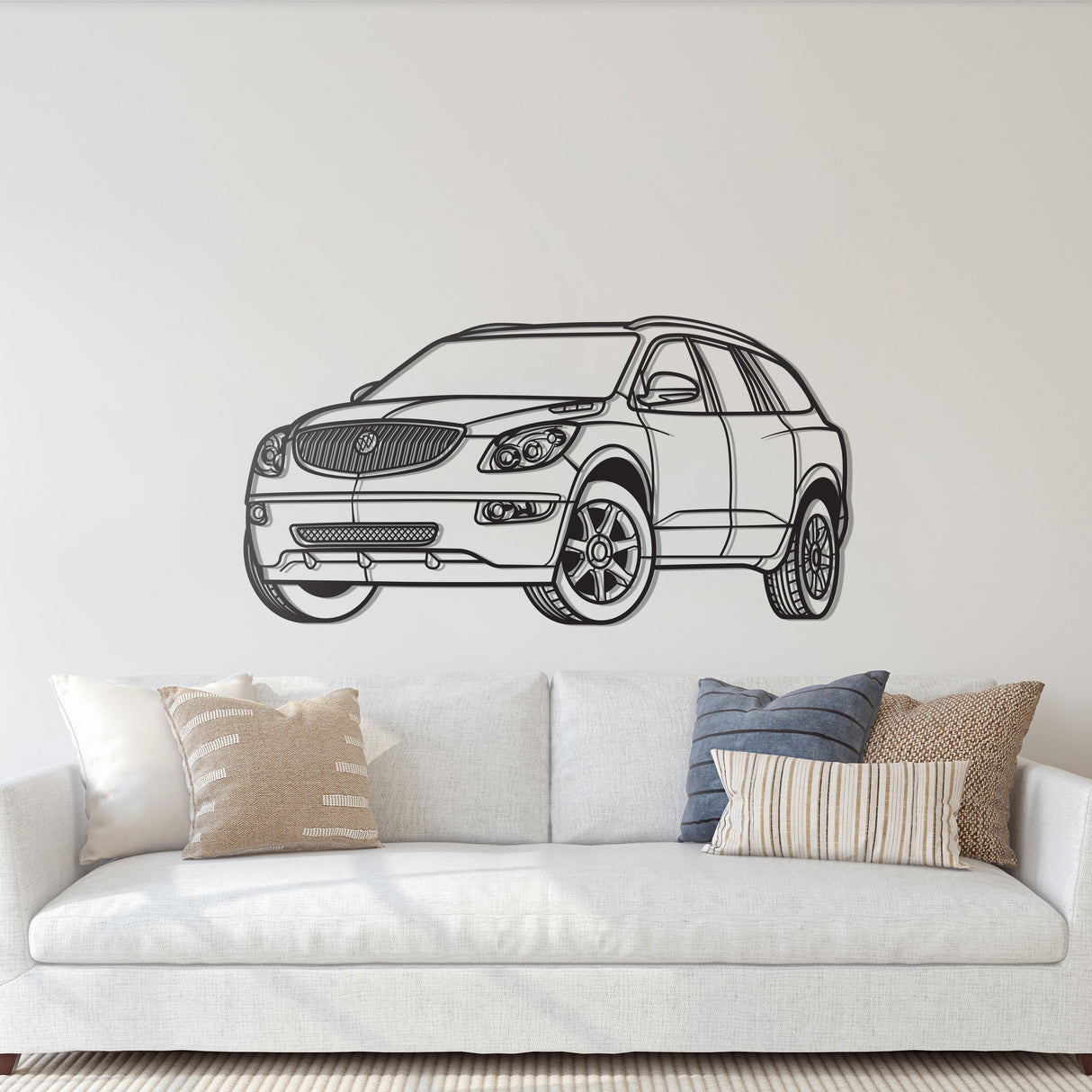 Enclave Perspective Metal Car Wall Art - NC1209