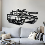 Leopard 2A5 Metal Tank Wall Art - NCP0638