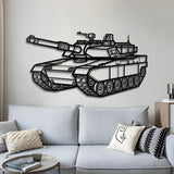 K2 Black Panther Metal Tank Wall Art - NCP0640