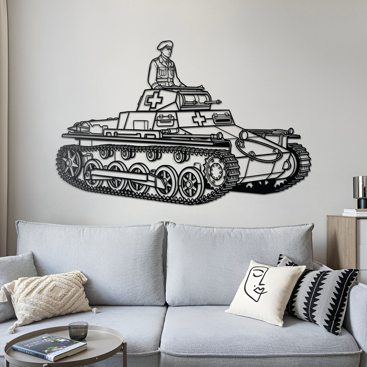 Panzerkampfwagen I Metal Tank Wall Art - NCP0659