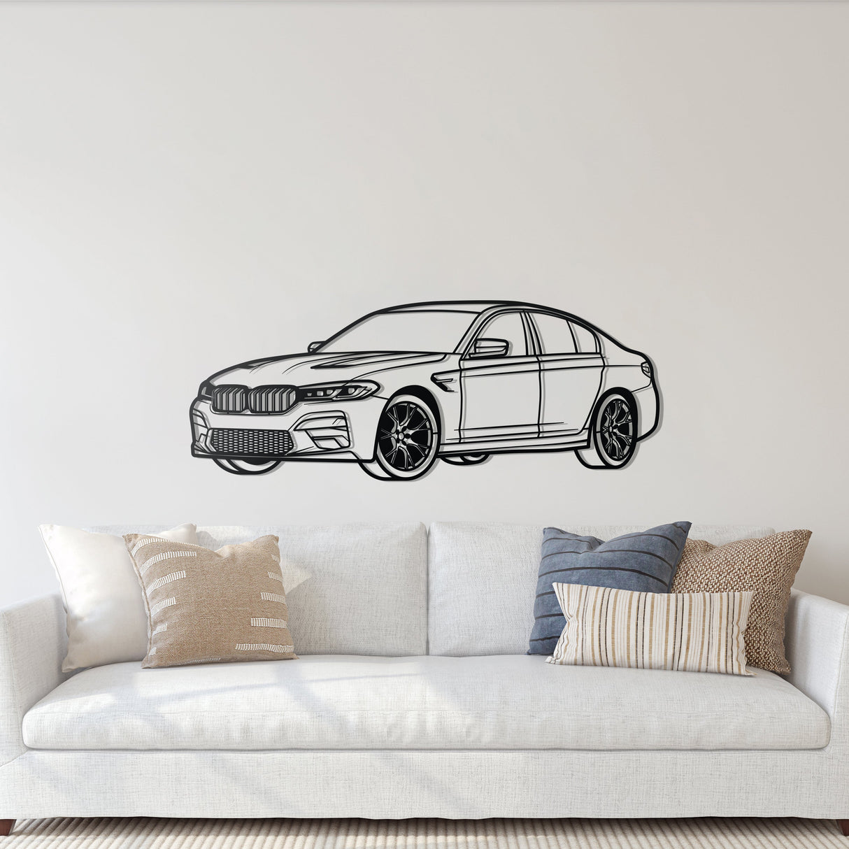 M5 CS Perspective Metal Car Wall Art - NC1216