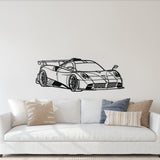 Imola Perspective Metal Car Wall Art - NC1220