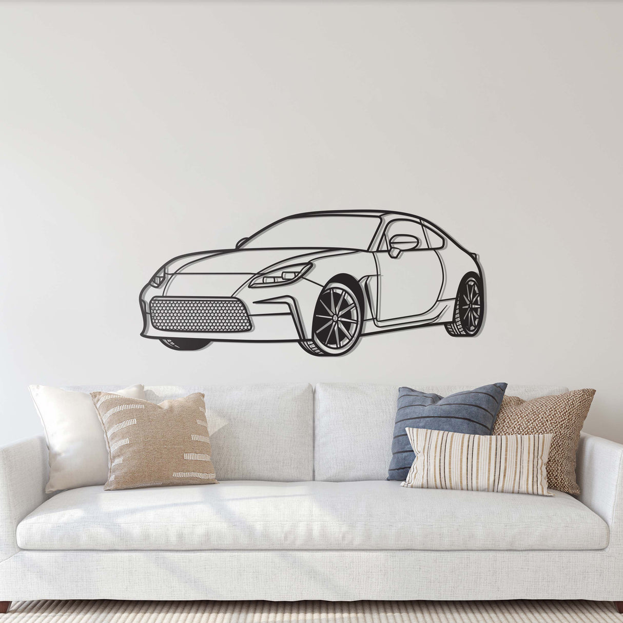 2022 GR86 Perspective Metal Car Wall Art - NC1222