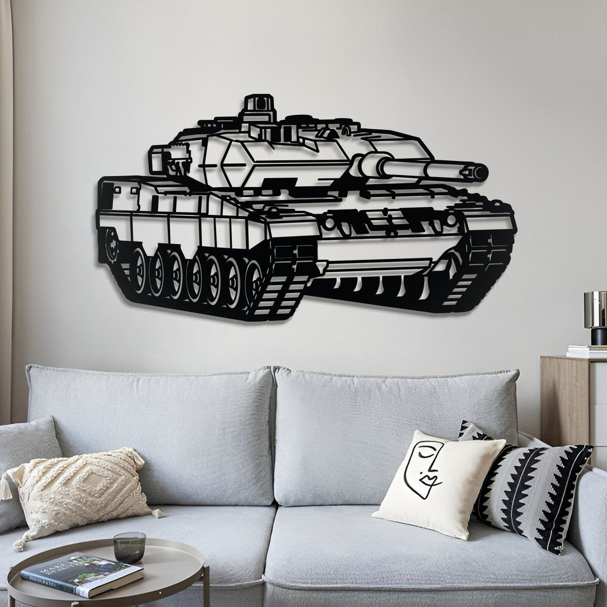 Leopard 2A6 Metal Tank Wall Art - NCP0639