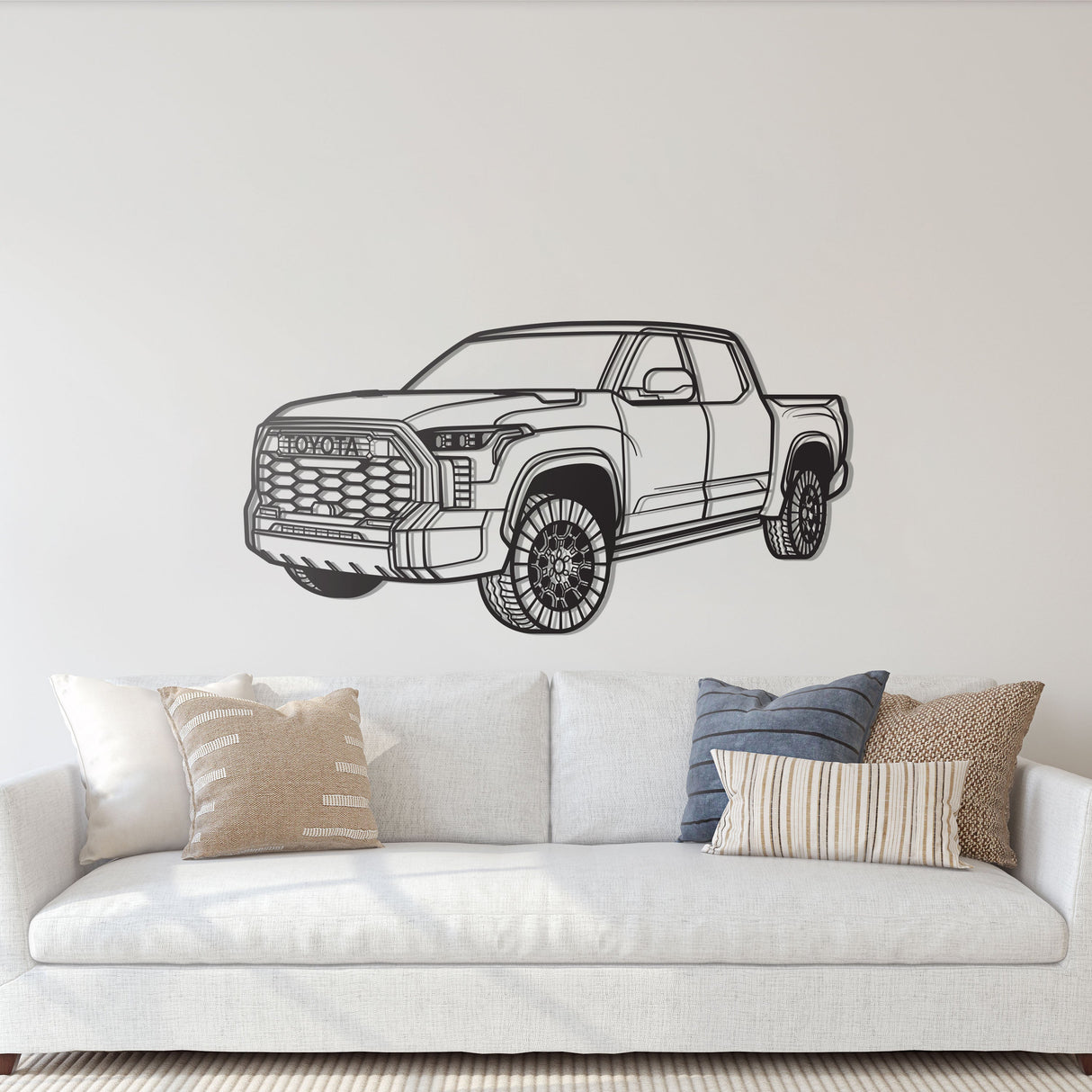 2022 Tundra Perspective Metal Car Wall Art - NC1123