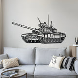 T-90 Metal Tank Wall Art - NCP0658