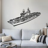 Cavour (C550) Metal Aircraft Carrier Wall Art - NCP0676