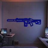 Phantom Metal Neon Weapon Wall Art - NCN0070