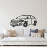 2024 Focus ST Edition Perspective Metal Car Wall Art - NC1224