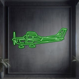 C182 Metal Neon Aircraft Wall Art - NCN0021