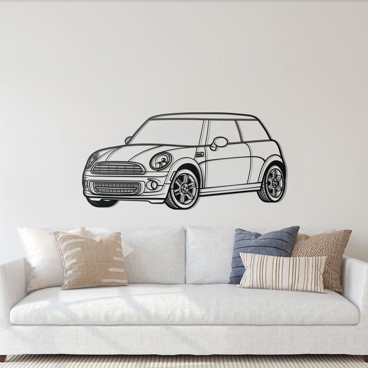 Cooper Perspective Metal Car Wall Art - NC1130