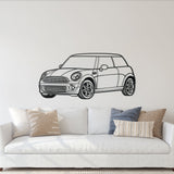 Cooper Perspective Metal Car Wall Art - NC1130