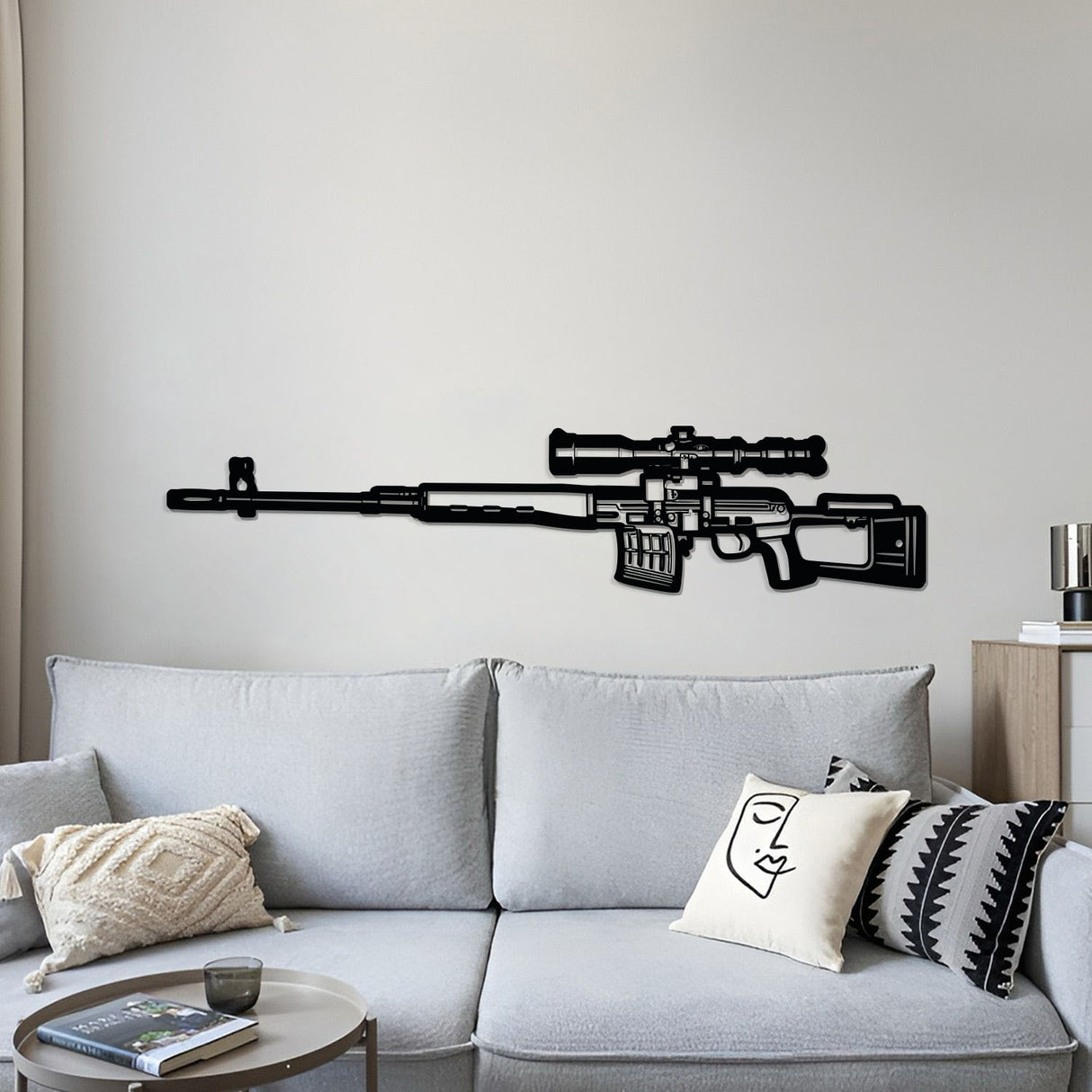 Dragunov Metal Weapon Wall Art - NCP0680