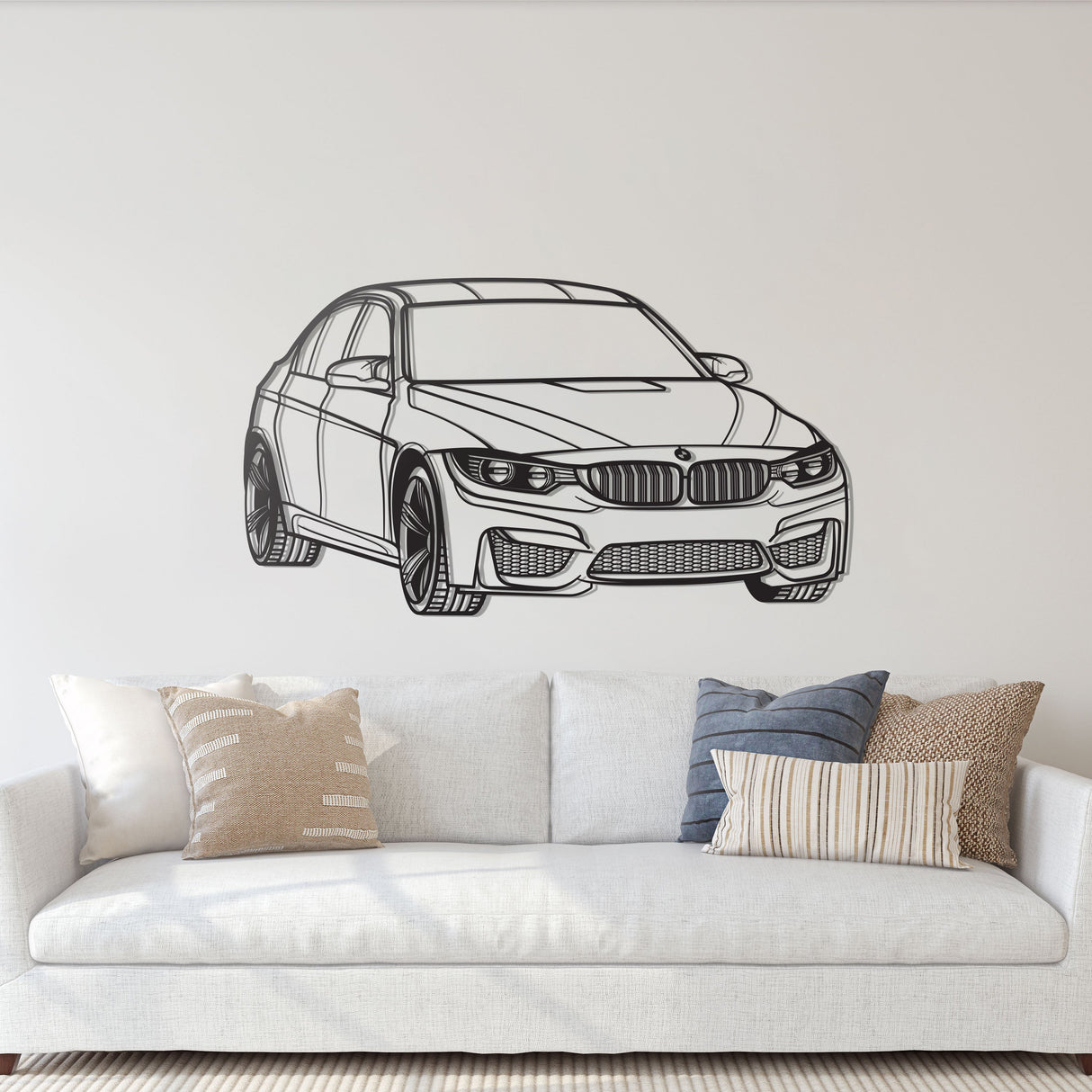 F80 Perspective Metal Car Wall Art - NC1126