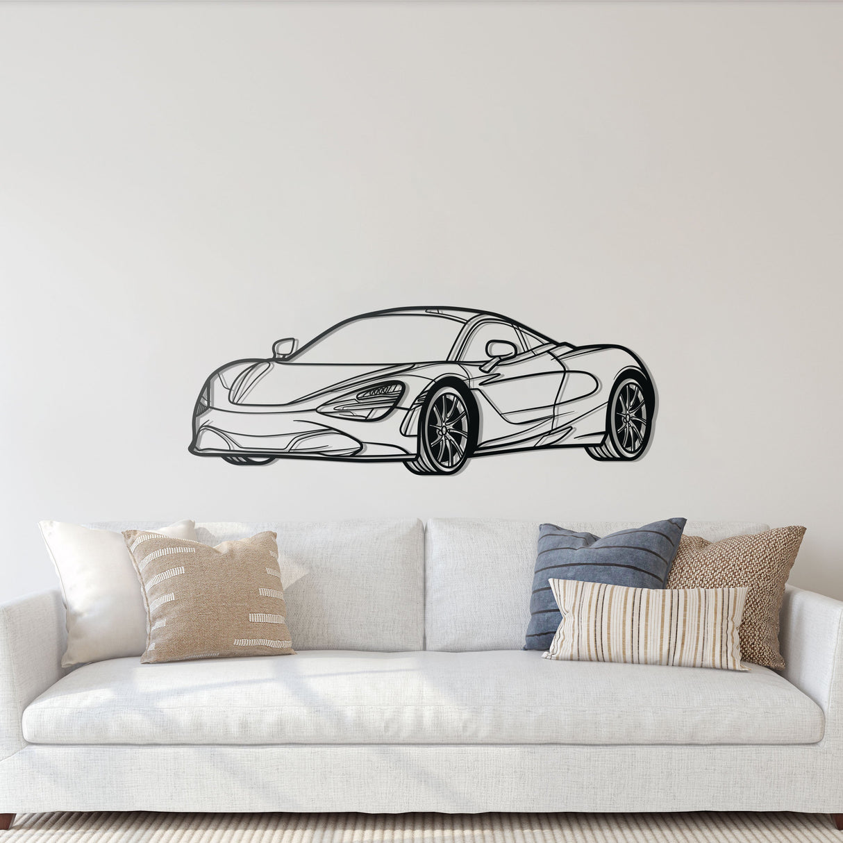 720S Perspective Metal Car Wall Art - NC1129