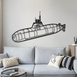 Type 212 Metal Submarine Wall Art - NCP0649
