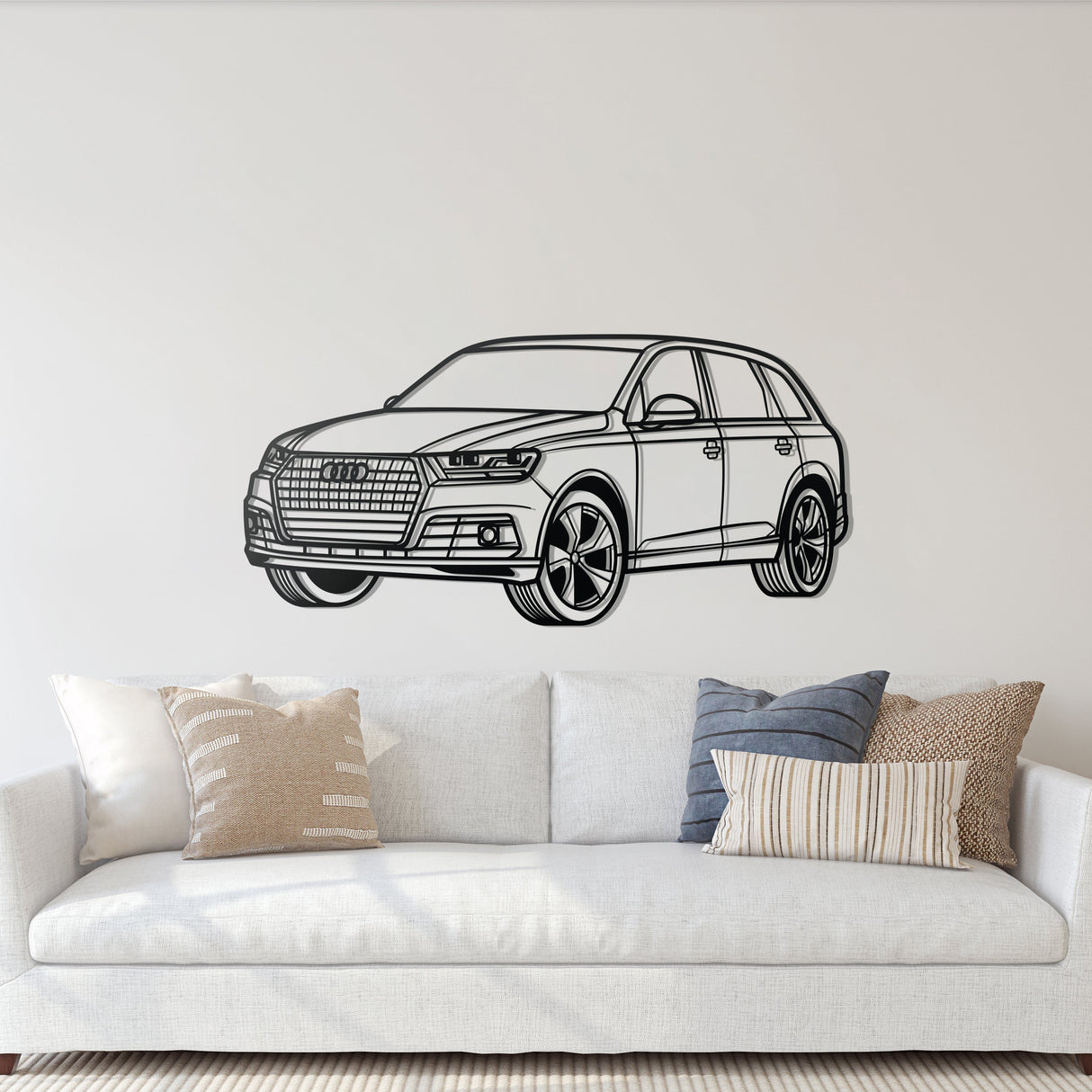 2016 Q7 Perspective Metal Car Wall Art - NC1205