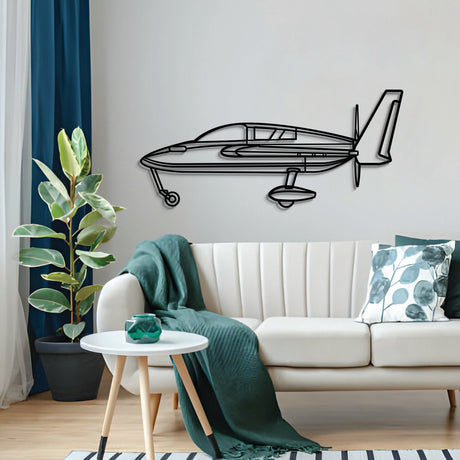Matte‑finish Cozy Mark IV aircraft wall art, perfect avgeek gift for special occasions