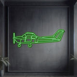 Skyhawk 172 Metal Neon Aircraft Wall Art - NCN0061