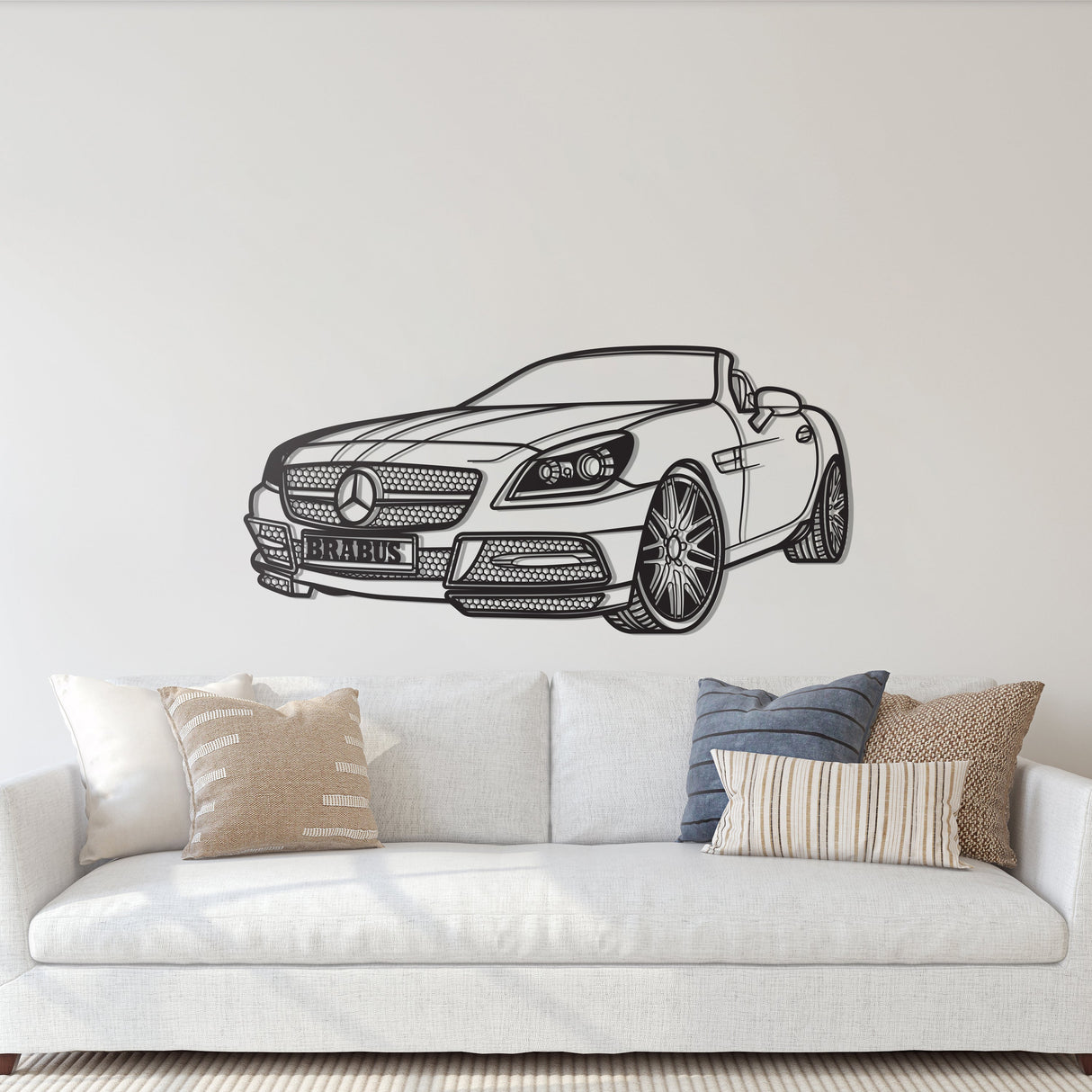 2012 SLK Class Perspective Metal Car Wall Art - NC1203