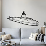 HMS Vanguard Metal Submarine Wall Art - NCP0651