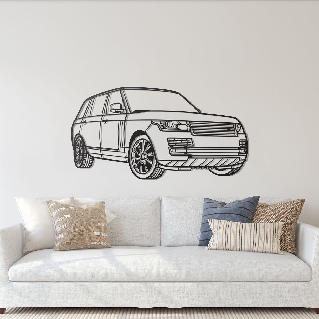 2017 Range Rover Perspective Metal Car Wall Art - NC1122