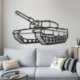 Leopard 2A4 Metal Tank Wall Art - NCP0637