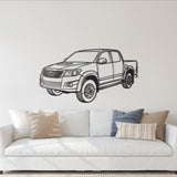 2012 Hilux Perspective Metal Car Wall Art - NC1204