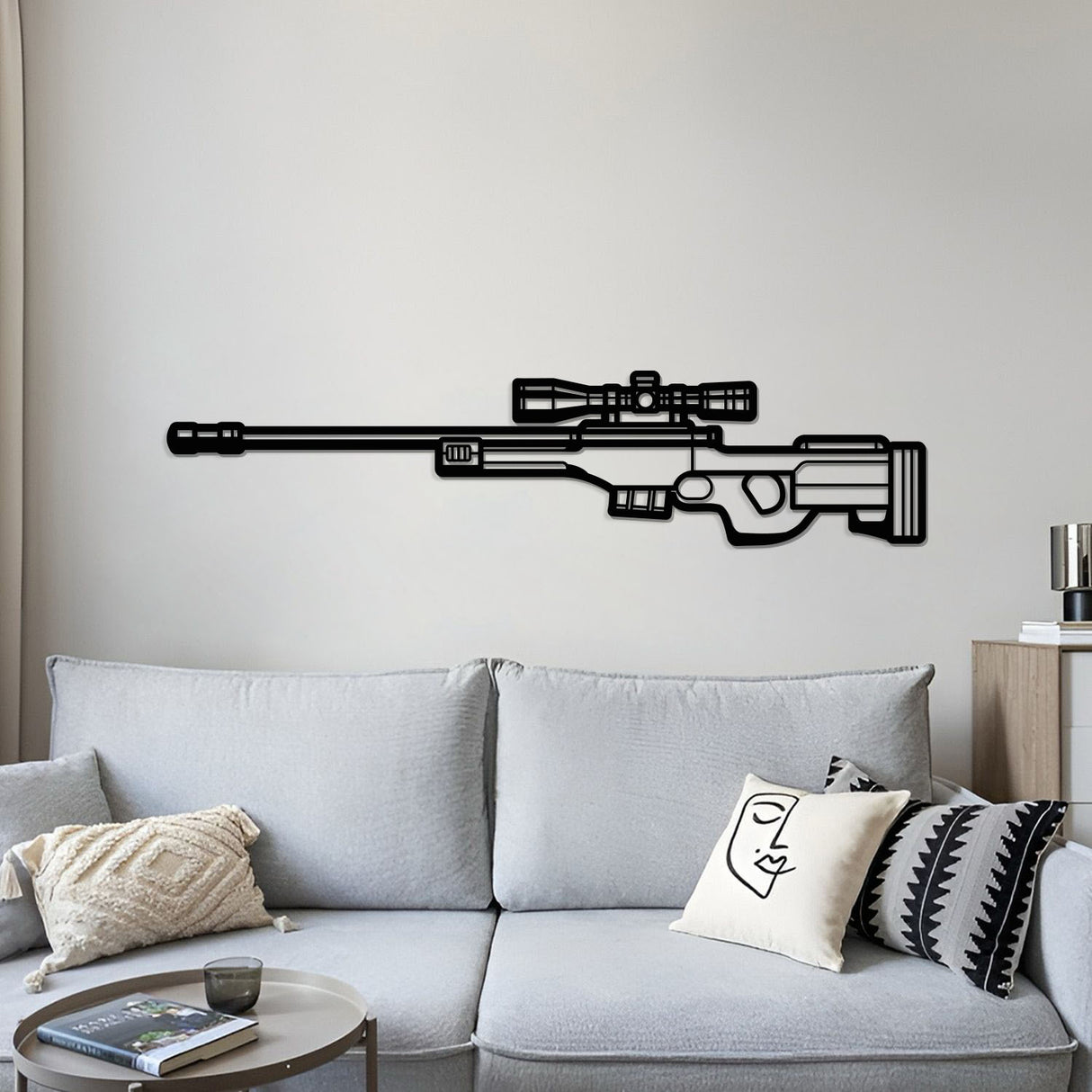 AWP Metal Weapon Wall Art - NCP0678