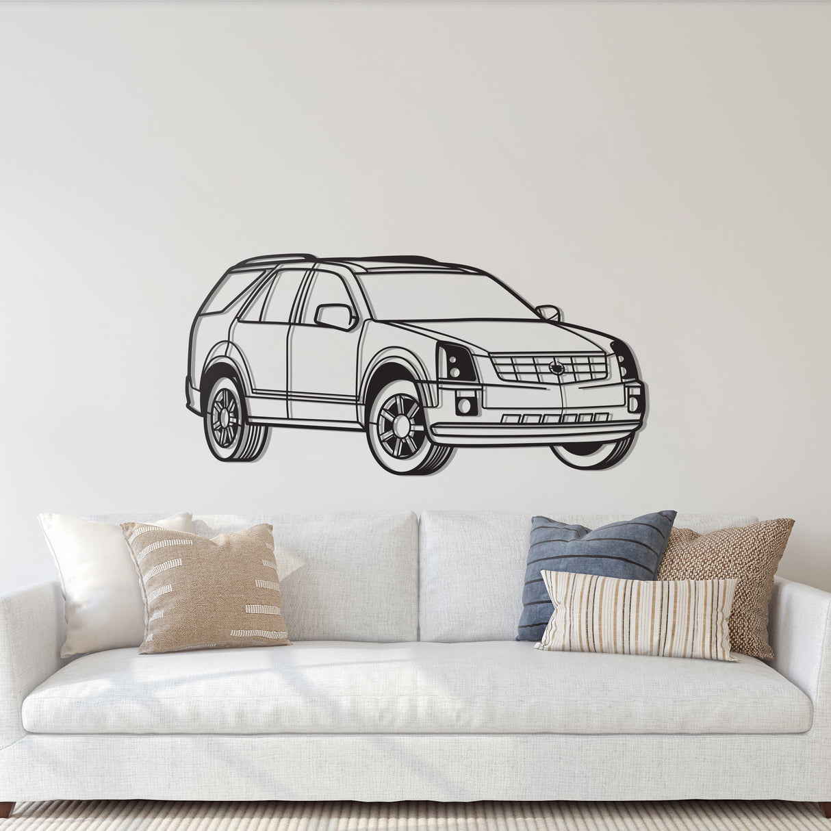 2005 SRX Perspective Metal Car Wall Art - NC1212