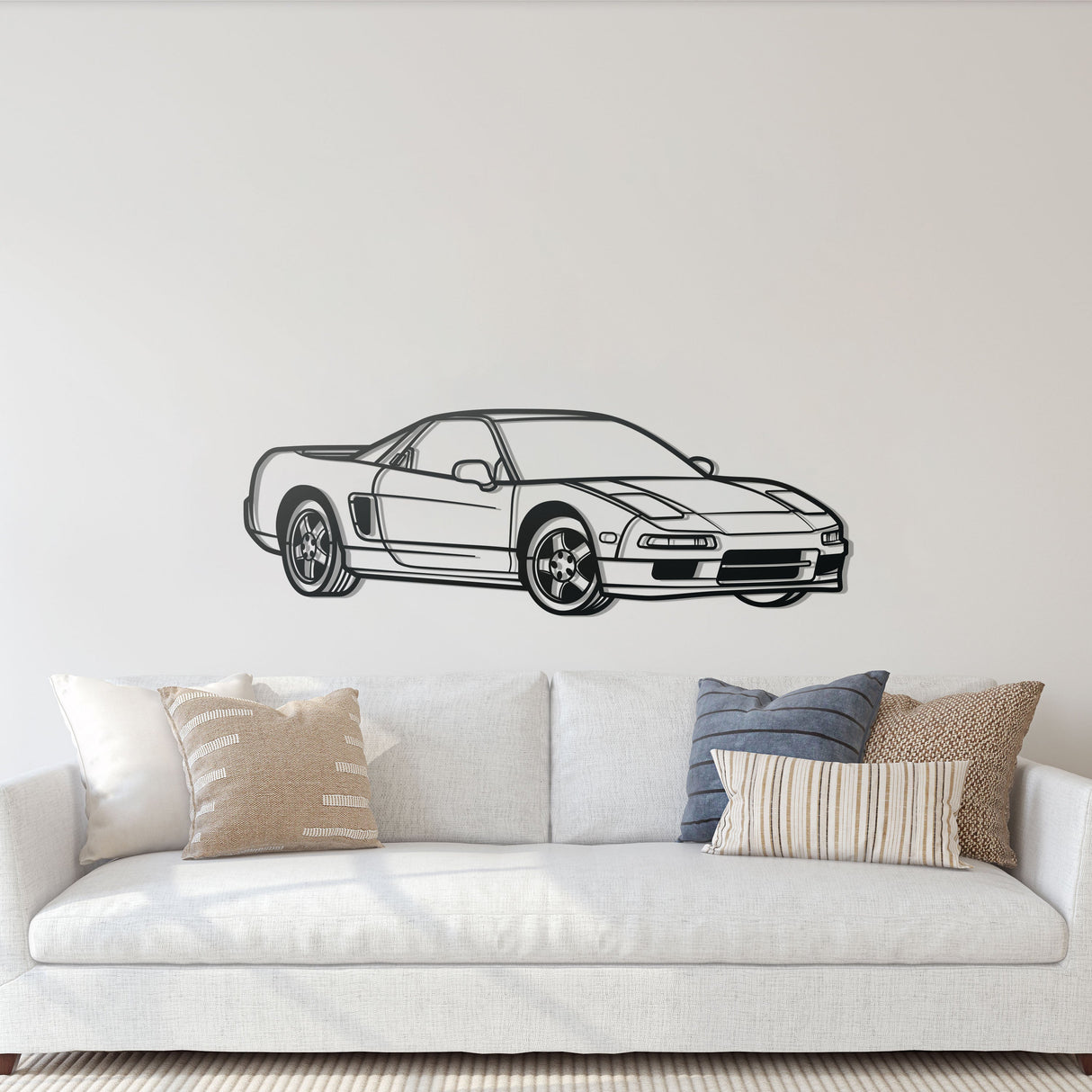 NSX Perspective Metal Car Wall Art - NC1128