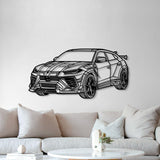 Urus Mansory Perspective Metal Car Wall Art - NC1280