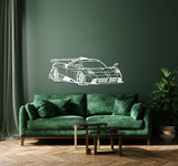 Imola Perspective Metal Car Wall Art - NC1220