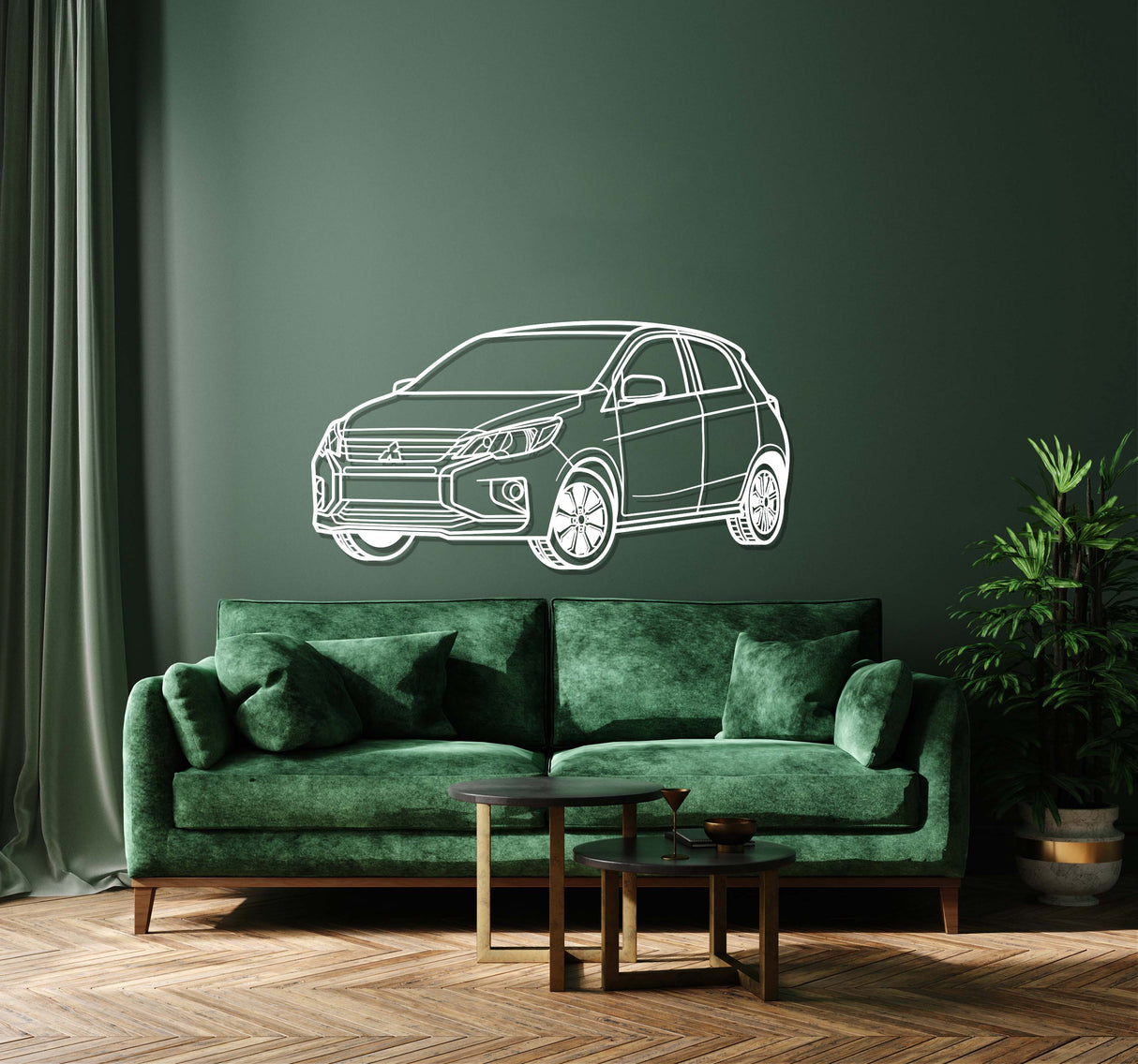 2020 Mirage Perspective Metal Car Wall Art - NC1221