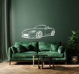 S2000 Perspective Metal Car Wall Art - NC1134