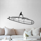 HMS Vanguard Metal Submarine Wall Art - NCP0651