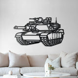 M1 Abrams Metal Tank Wall Art - NCP0629