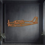 Bonanza F33A Metal Neon Aircraft Wall Art - NCN0017