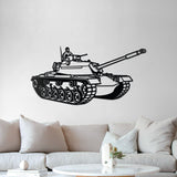 M48 Metal Tank Wall Art - NCP0657