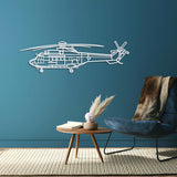 AS 332UL Metal Aircraft Wall Art - NCP0516