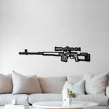 Dragunov Metal Weapon Wall Art - NCP0680