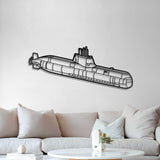 Type 214 Metal Submarine Wall Art - NCP0650