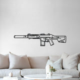 Phantom Metal Weapon Wall Art - NCP0682