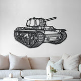 KV-1 Metal Tank Wall Art - NCP0632