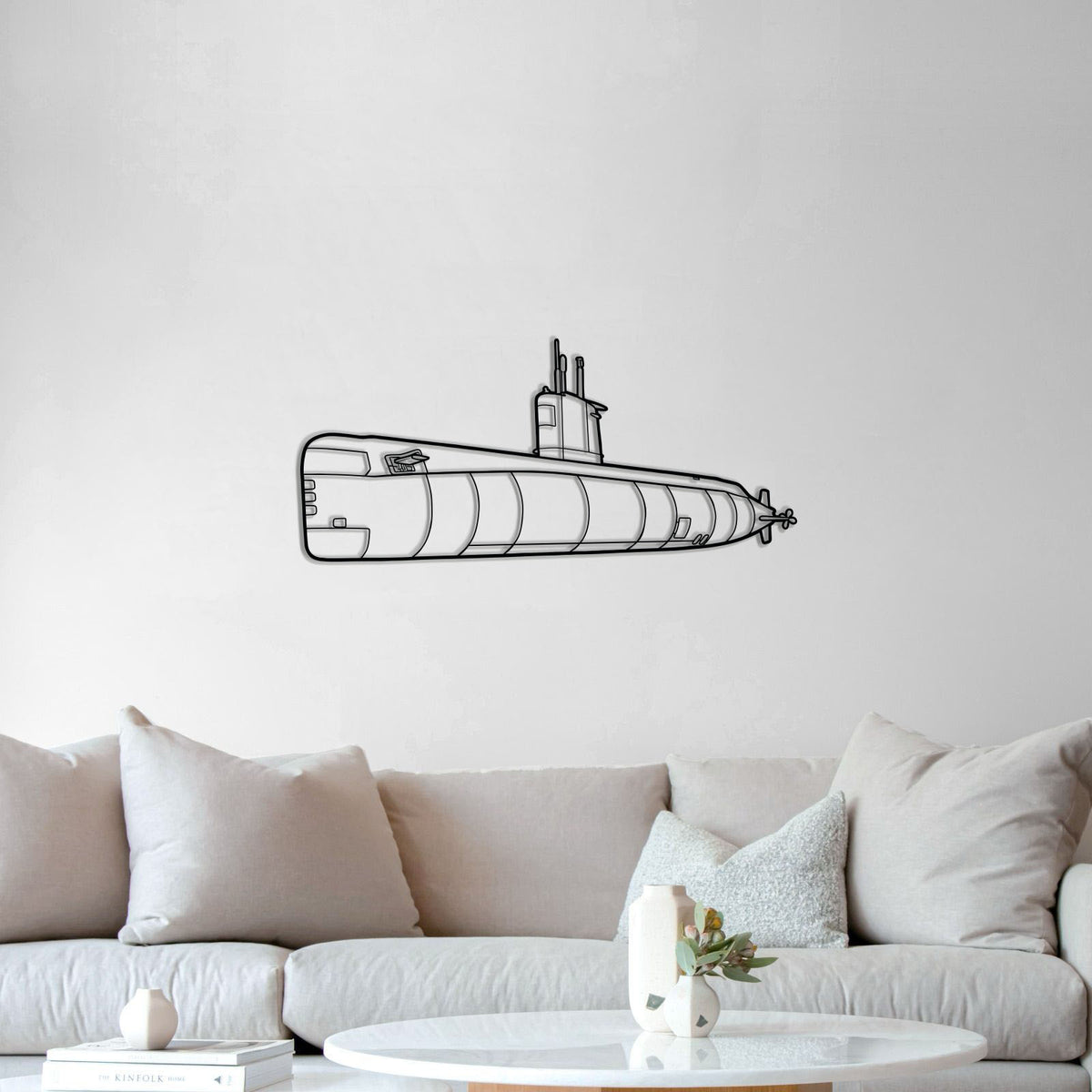 Skate Class Metal Submarine Wall Art - NCP0669