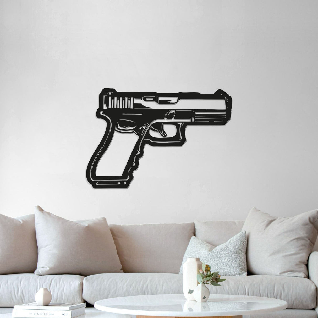 Glock Metal Weapon Wall Art - NCP0683