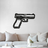 Glock Metal Weapon Wall Art - NCP0683