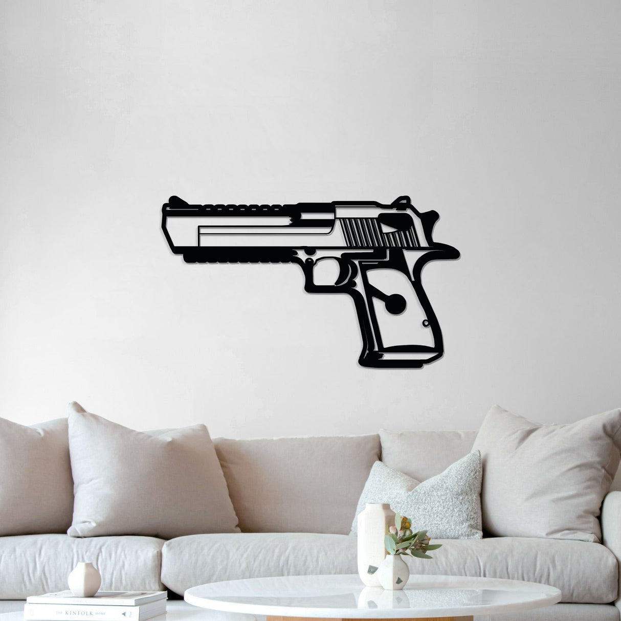 Desert Eagle Metal Weapon Wall Art - NCP0685