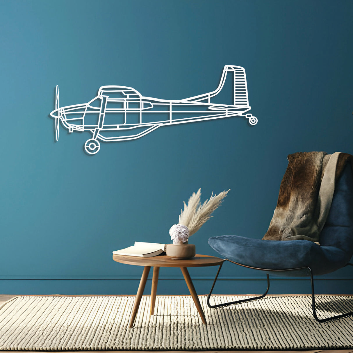 A185F Metal Aircraft Wall Art - NCP0512