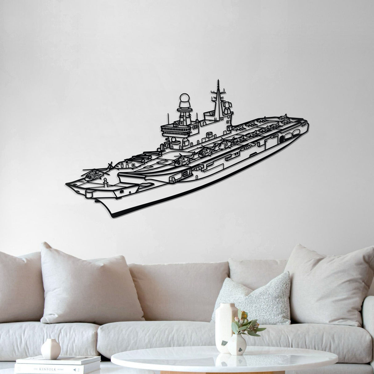 Cavour (C550) Metal Aircraft Carrier Wall Art - NCP0676